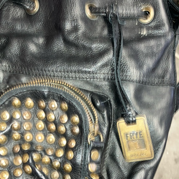 Frye Leather Studded Shoulder Bag - Picture 6 of 8